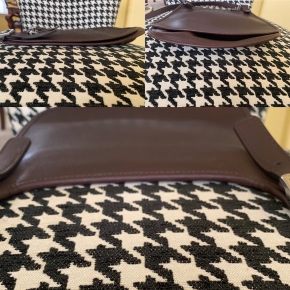 SOLD 💔Coach Small Hippie Flap Bag in Dark Brown - Picture 4 of 7